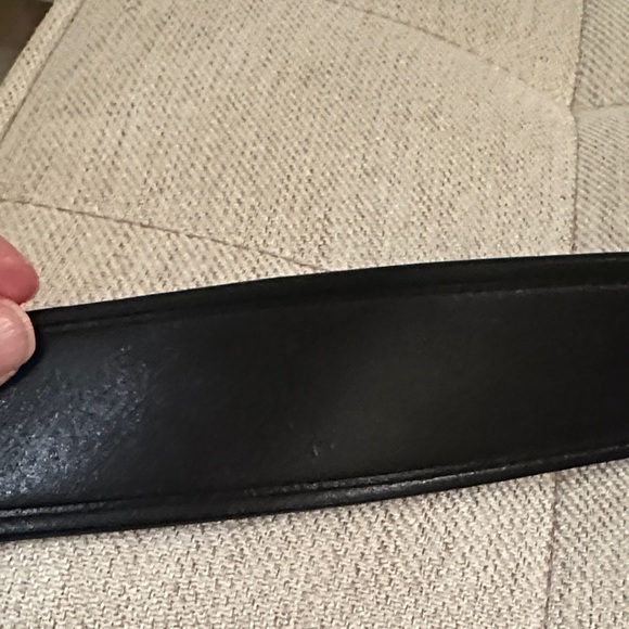 Levis Strauss Black Leather Belt for Men Size M - Picture 7 of 9